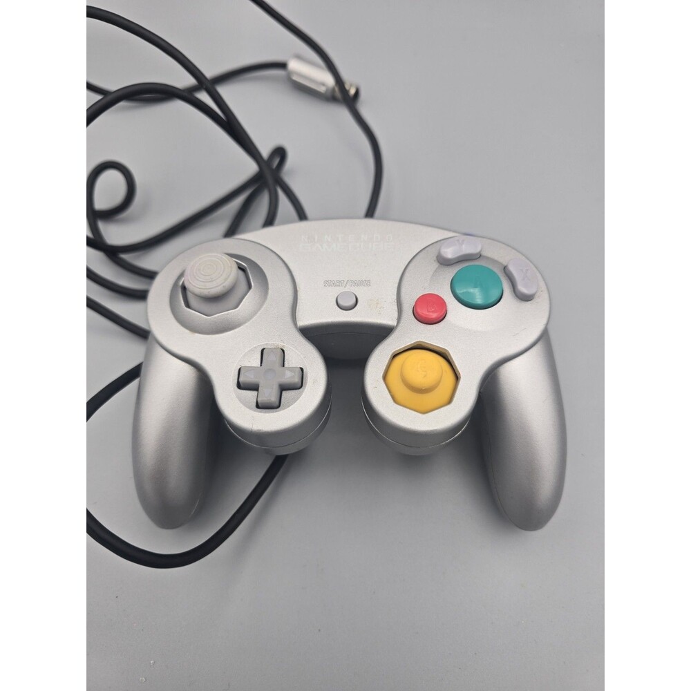 Authentic Nintendo GameCube Wired Controller - Platinum Silver (DOL-003) OEM